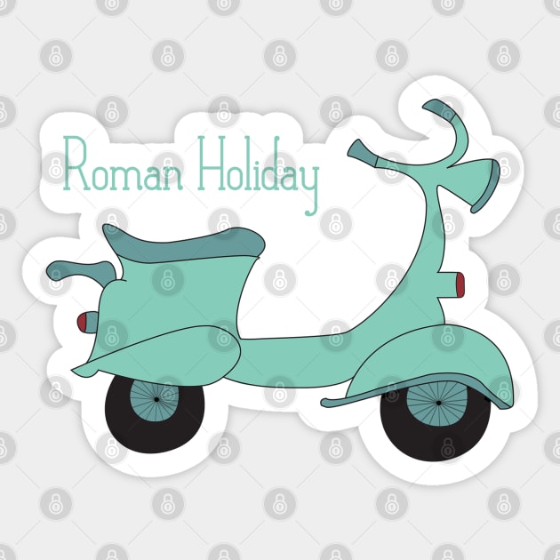 Roman Holiday Sticker by HalamoDesigns